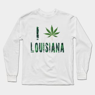 lousiana weed Long Sleeve T-Shirt